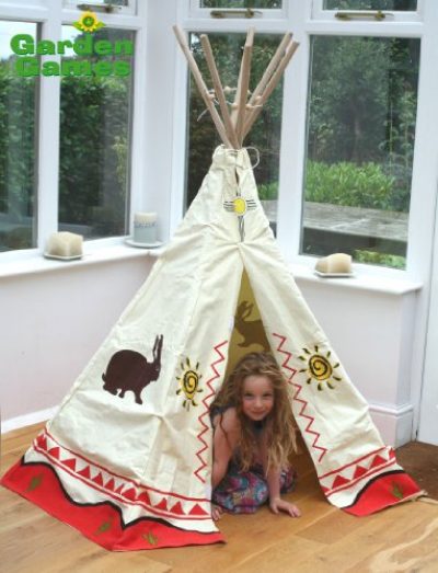 Garden Games Kinder Wigwam Wild West Cowboys und Indianer-Design