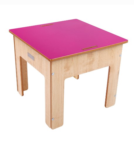 Little-Helper-FPT01-3-3-in-1-Fun-Pit-Kinder-Spiel-und-Sandtisch-aus-Holz-mit-umkehrbarer-Kreidetafel-24m-naturrosa-0