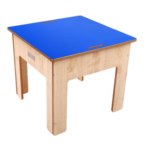 Little-Helper-FPT01-4-3-in-1-Fun-Pit-Kinder-Spiel-und-Sandtisch-aus-Holz-mit-umkehrbarer-Kreidetafel-24m-naturblau-0